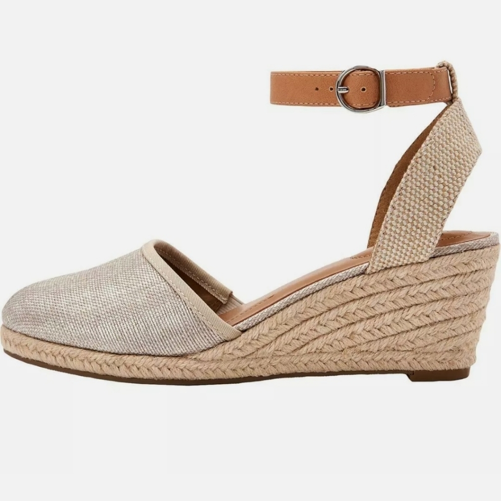 Style & Co. Womens Mailenaf Shine Canvas Espadrille Wedge Sandals Size 9 - Picture 2 of 6